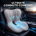 AMTPM Seat Cushion for Desk Chair, Breathable Non-Slip Office Chair Cushion, Ergonomic Back Support Pillow for Car, Home, Office - Relieve Tailbone & Sciatica Pain